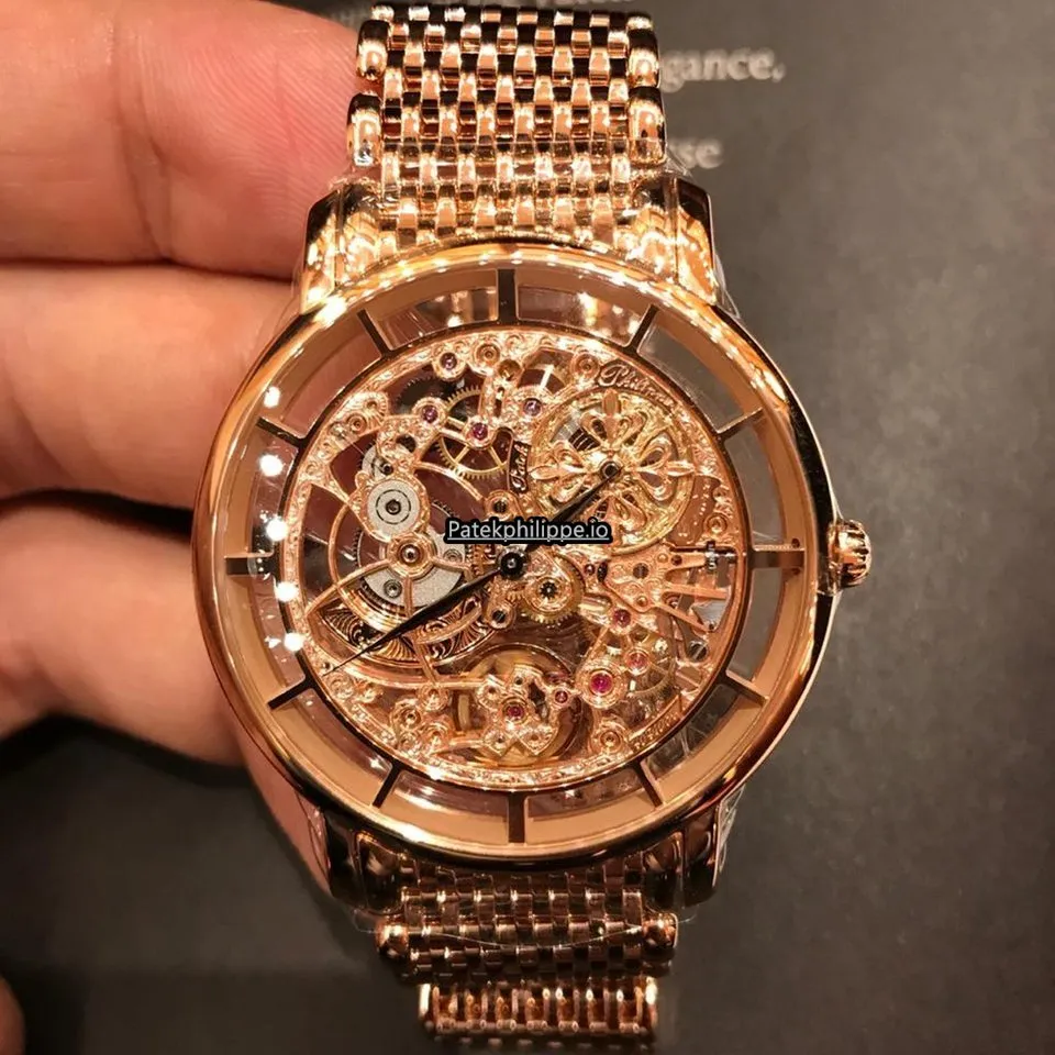 Patek Philippe Complications 5180/1r-001 39MM Rose Gold Case Manual Winding