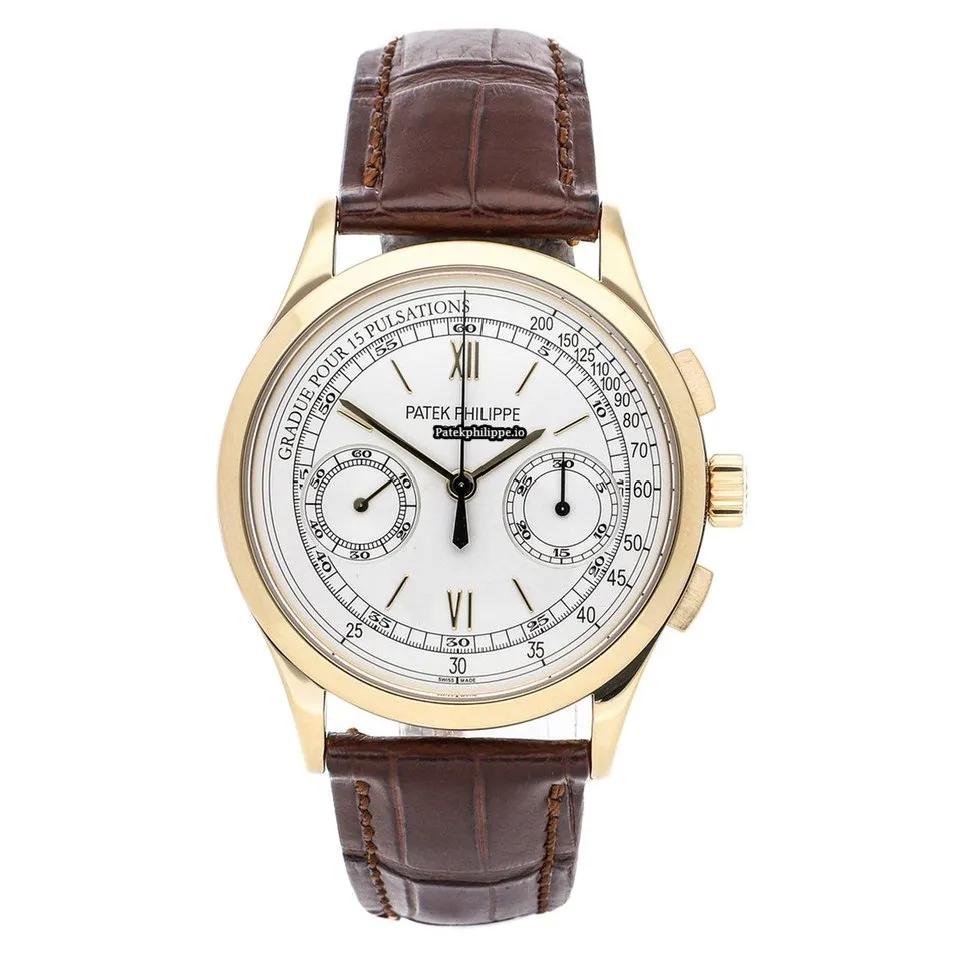 Patek Philippe Chronograph 5170j-001 39MM Yellow Gold Case Manual Winding