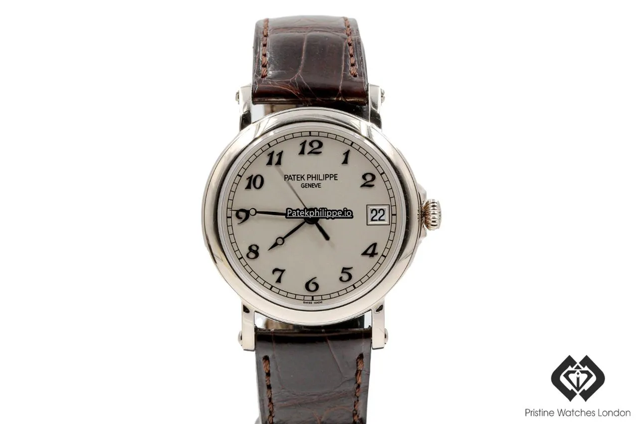 Alternative view of Patek Philippe Calatrava 5153g-012 38MM White Gold Case Automatic