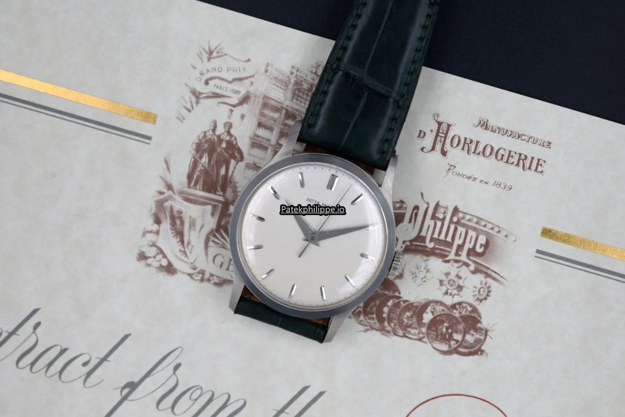 Patek Philippe Calatrava 570g 35MM White Gold Case Manual Winding
