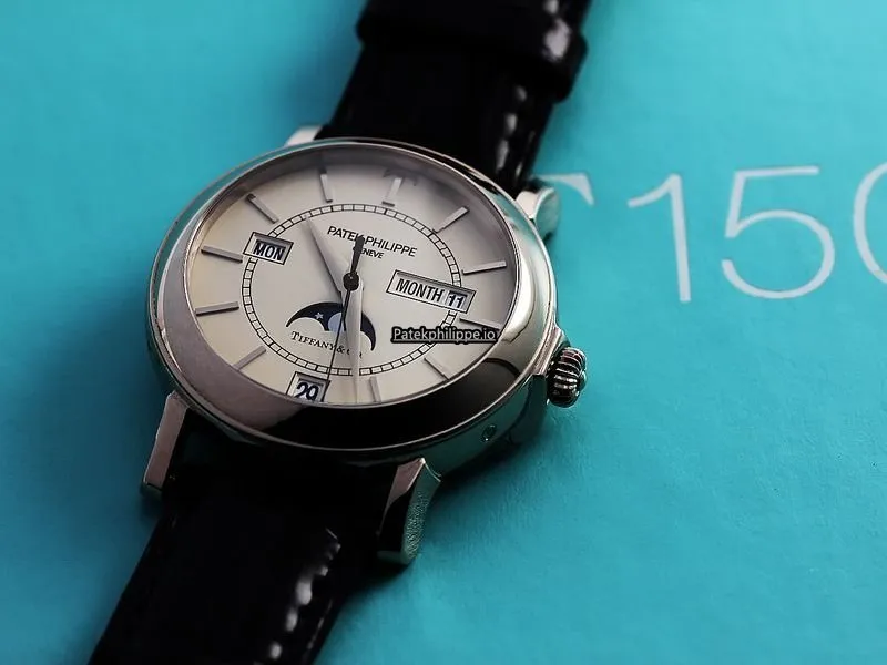Alternative view of Patek Philippe Annual Calendar 5150g 37MM White Gold Case Manual Winding
