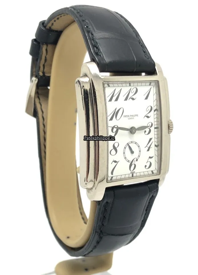 Alternative view of Patek Philippe Gondolo 5024g 30x38MM White Gold Case Manual Winding