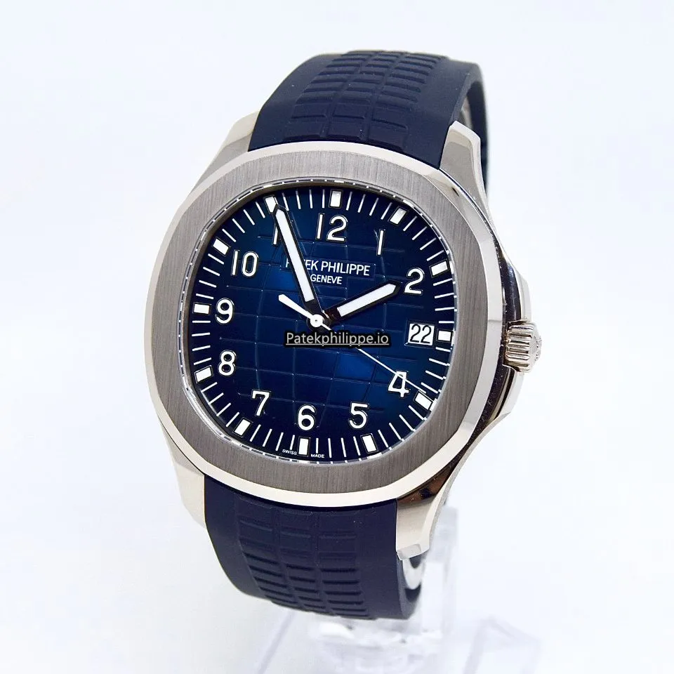 Alternative view of Patek Philippe Aquanaut 5168g-001 42.2MM White Gold Case Automatic