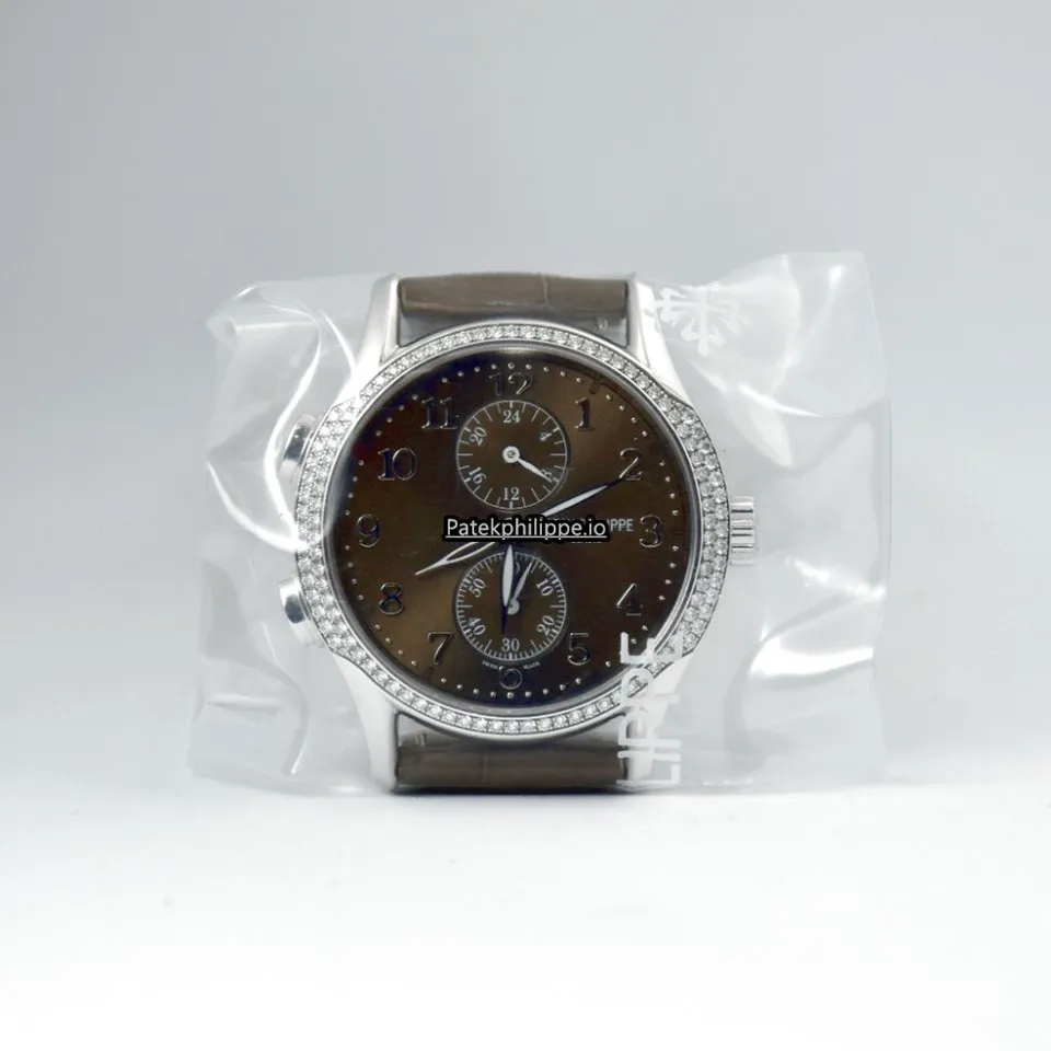 Patek Philippe Travel Time 7134g-001 35MM White Gold Case Manual Winding
