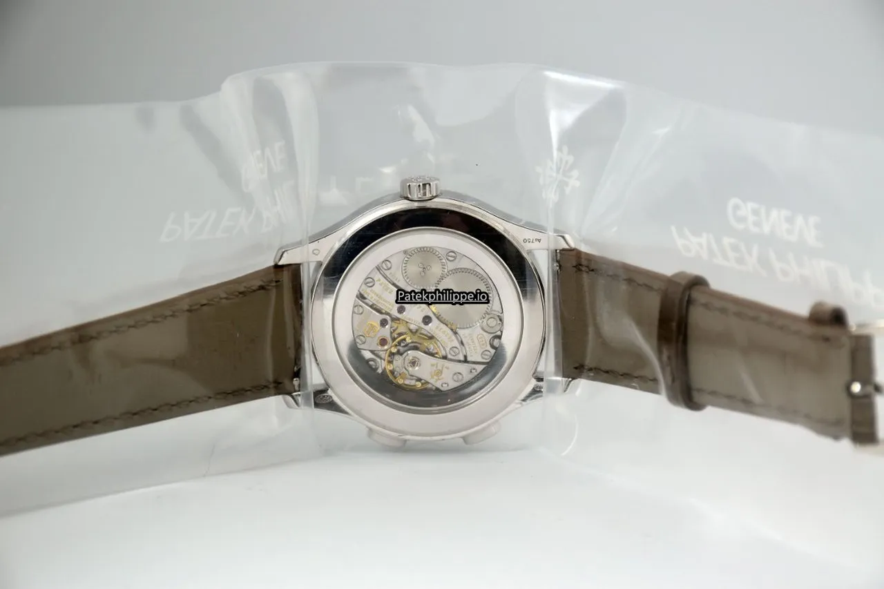 Alternative view of Patek Philippe Travel Time 7134g-001 35MM White Gold Case Manual Winding
