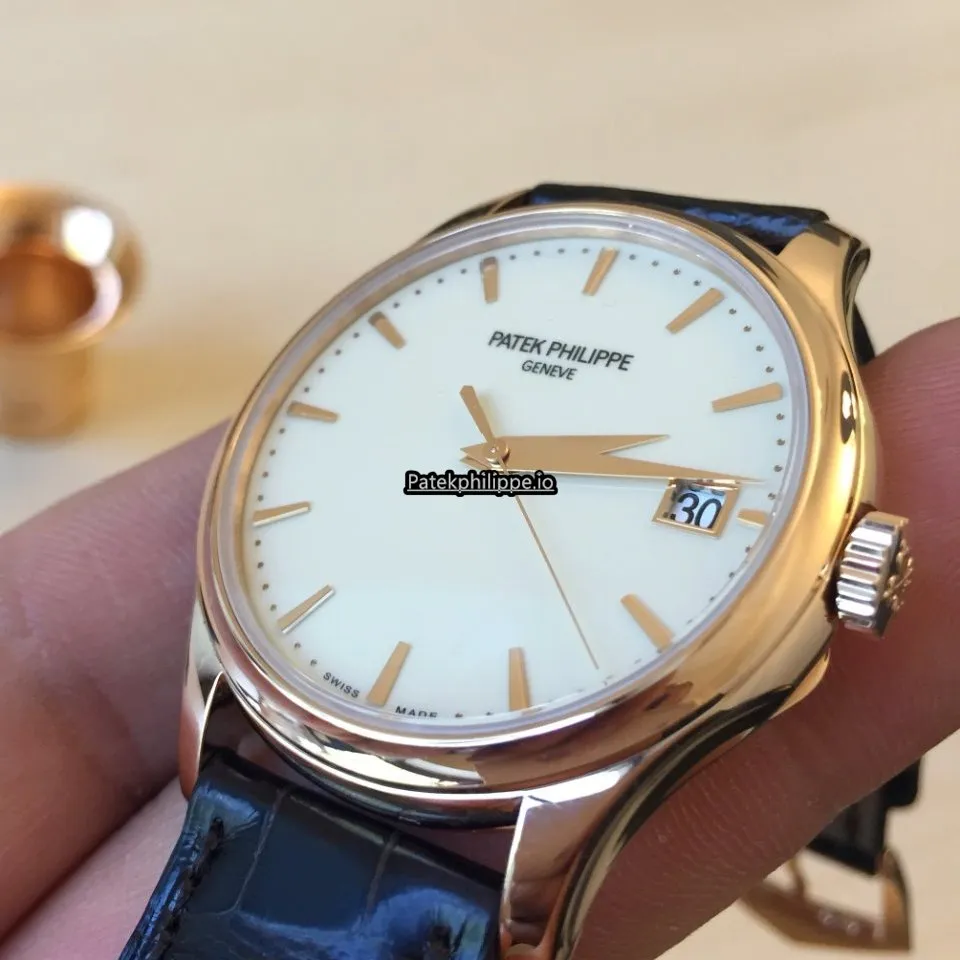 Alternative view of Patek Philippe Calatrava 5227r-001 39MM Rose Gold Case Automatic