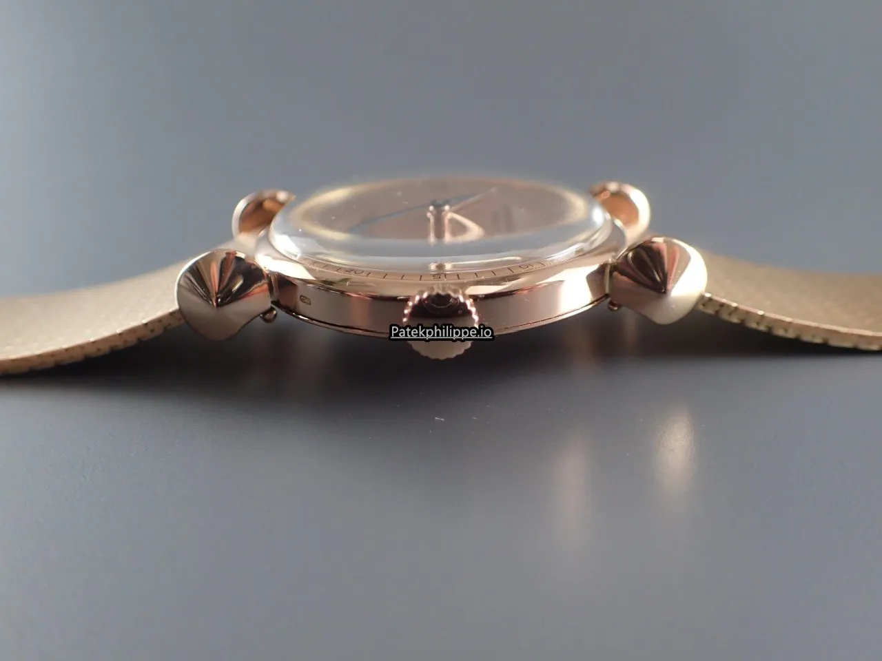 Alternative view of Patek Philippe Ref.1536 Pink On Pink Rose Gold Case Manual Winding