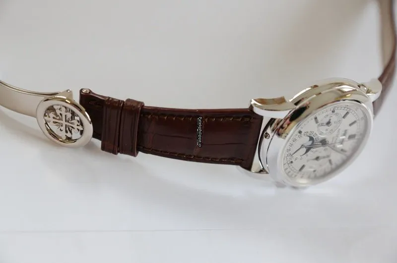 Alternative view of Patek Philippe Perpetual Calendar 5970g-001 40x41MM White Gold Case Manual Winding