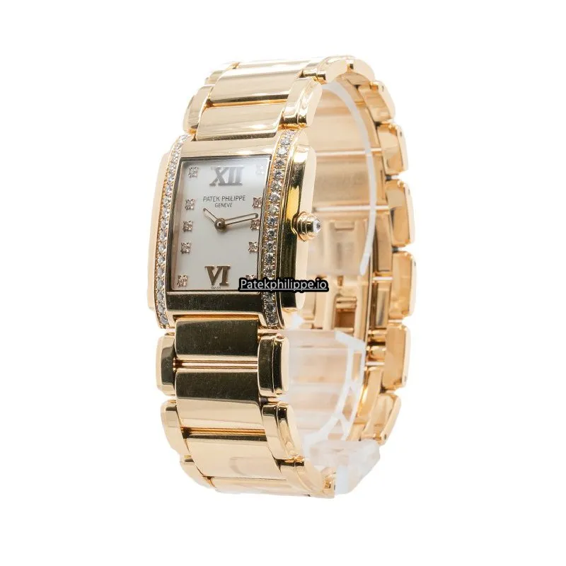 Alternative view of Patek Philippe Twenty-4 4910/11r-011 25x30MM Rose Gold Case Quartz