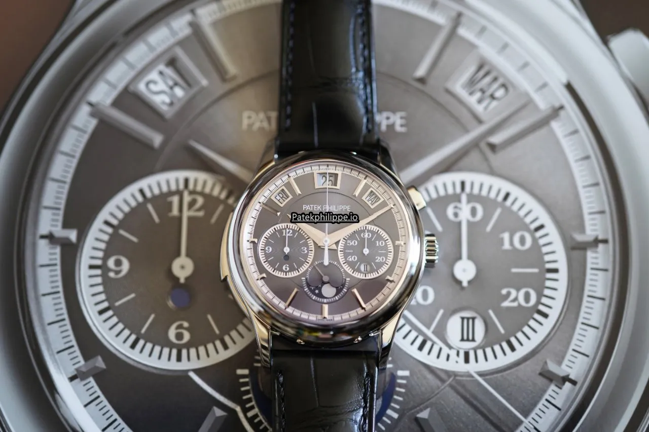 Alternative view of Patek Philippe Complications 5208p-001 42MM Platinum Case Automatic