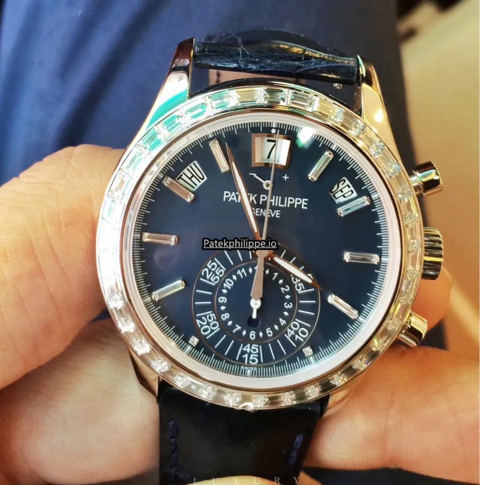 Patek Philippe Annual Calendar 5961p-001 40.5MM Platinum Case Manual Winding
