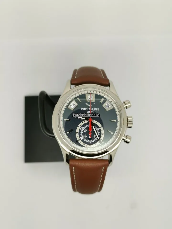Alternative view of Patek Philippe Annual Calendar 5960/01g-001 40.5MM White Gold Case Automatic