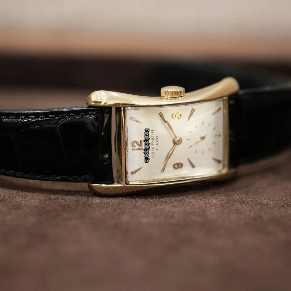 Alternative view of Patek Philippe 2442 22.5x42.5MM Yellow Gold Case Manual Winding