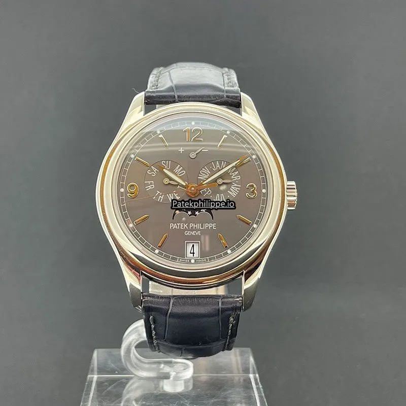 Alternative view of Patek Philippe Annual Calendar 5146g-010 39MM White Gold Case Automatic