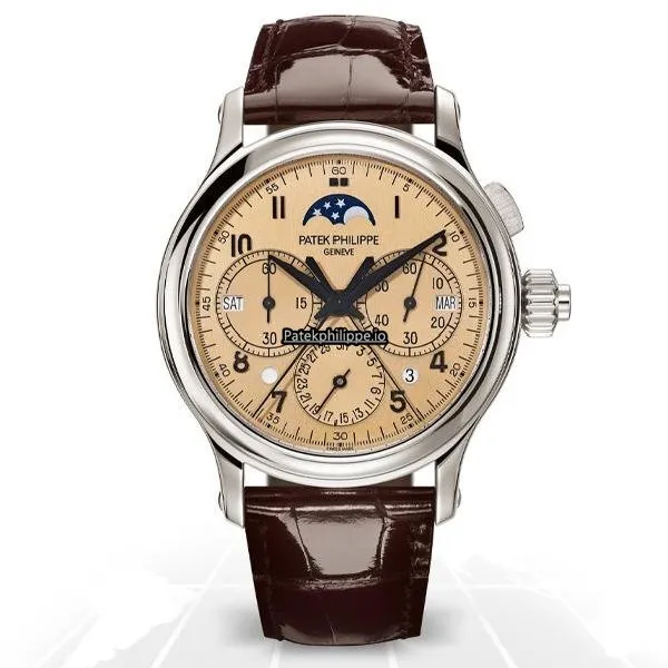 Patek Philippe Perpetual Calendar 5372p-010 38MM Platinum Case Manual Winding