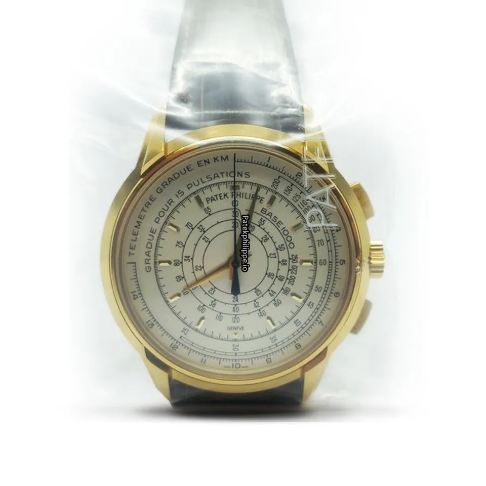 Alternative view of Patek Philippe Chronograph 5975j-001 40MM Yellow Gold Case Automatic