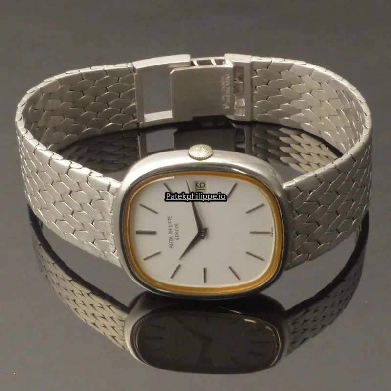 Alternative view of Patek Philippe Golden Ellipse 3604 37MM White Gold Case Automatic