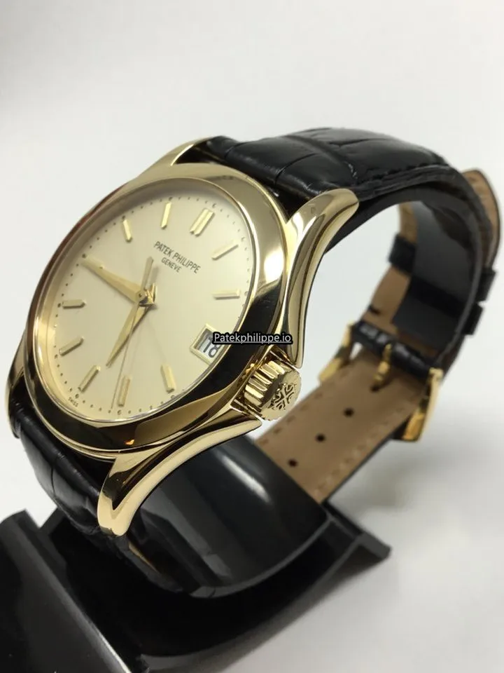 Alternative view of Patek Philippe Calatrava 5107j 37MM Yellow Gold Case Automatic