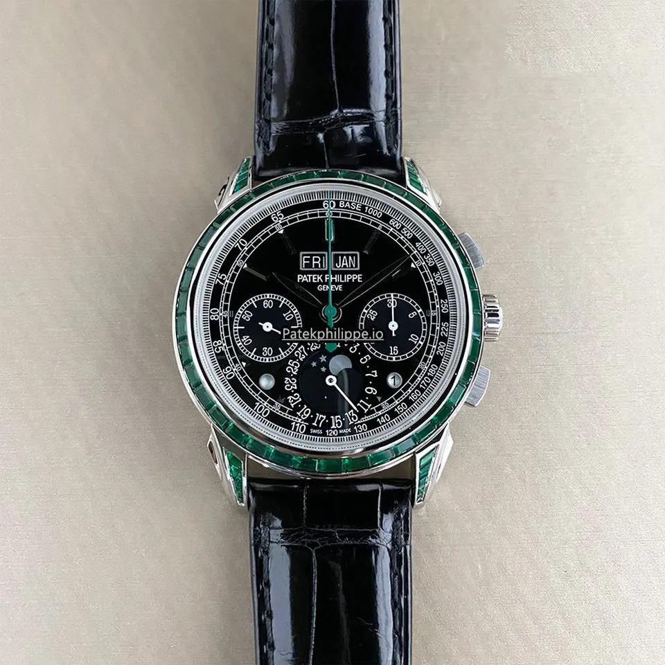 Alternative view of Patek Philippe Perpetual Calendar 5271/13p-001 Platinum Case Manual Winding