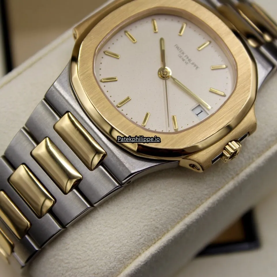 Alternative view of Patek Philippe Nautilus 3800 37MM Gold/steel Case Automatic