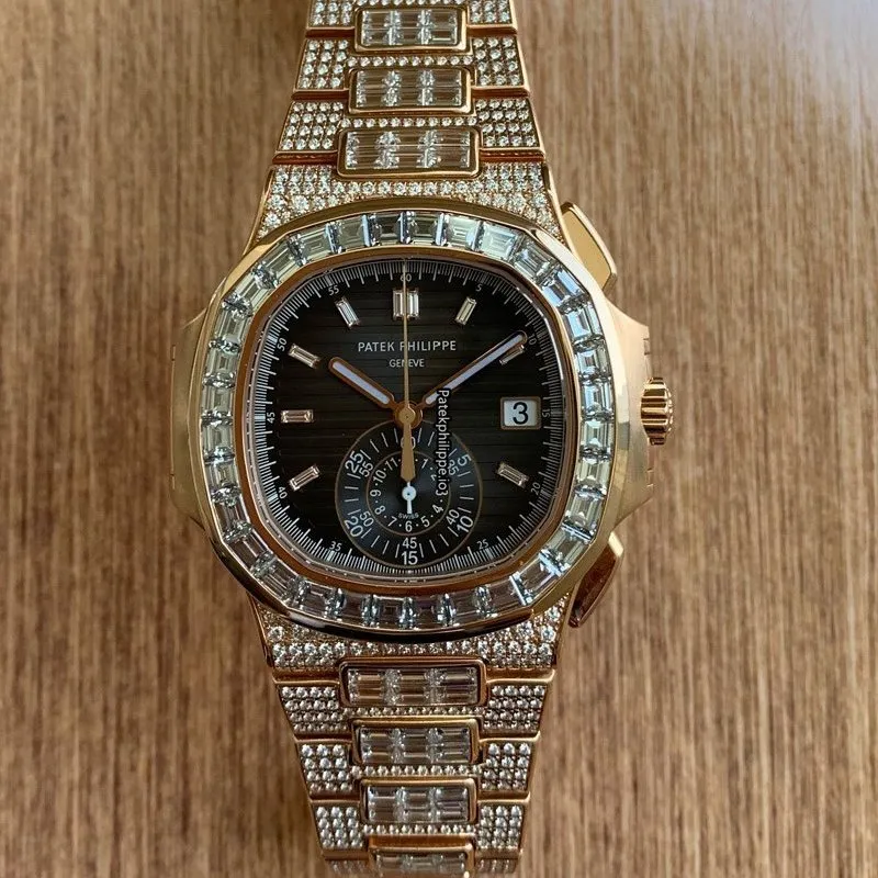 Patek Philippe Nautilus 5980/1400r-011 40MM Rose Gold Case Automatic