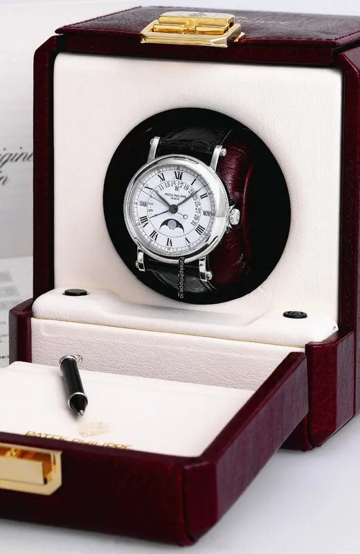 Patek Philippe Perpetual Calendar 5059p 36MM Platinum Case Automatic