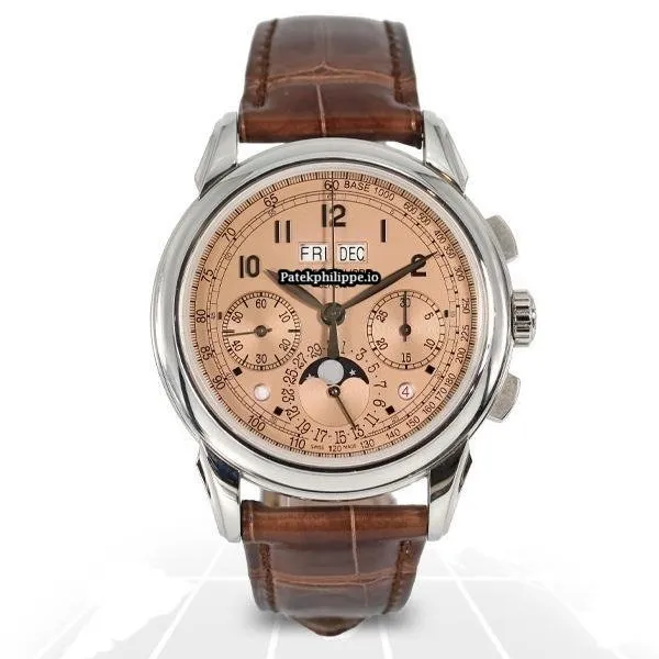Alternative view of Patek Philippe Perpetual Calendar 5270p-001 41MM Platinum Case Manual Winding