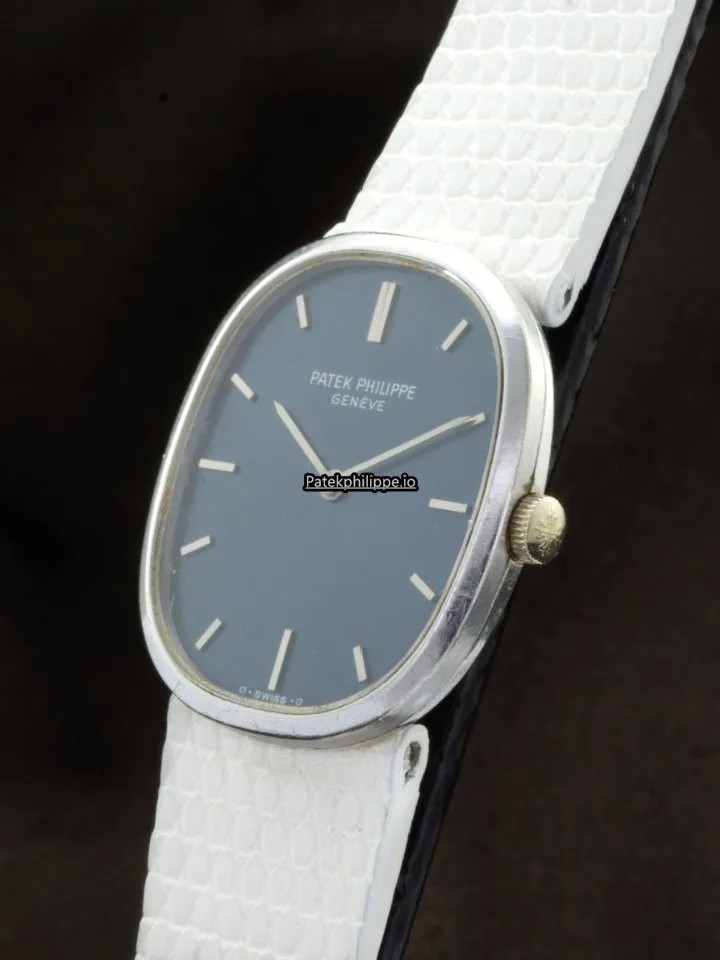 Alternative view of Patek Philippe Golden Ellipse 3748 27MM White Gold Case Manual Winding