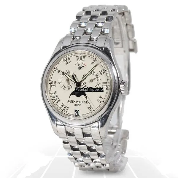 Alternative view of Patek Philippe Annual Calendar 5036/1g-017 37MM White Gold Case Automatic
