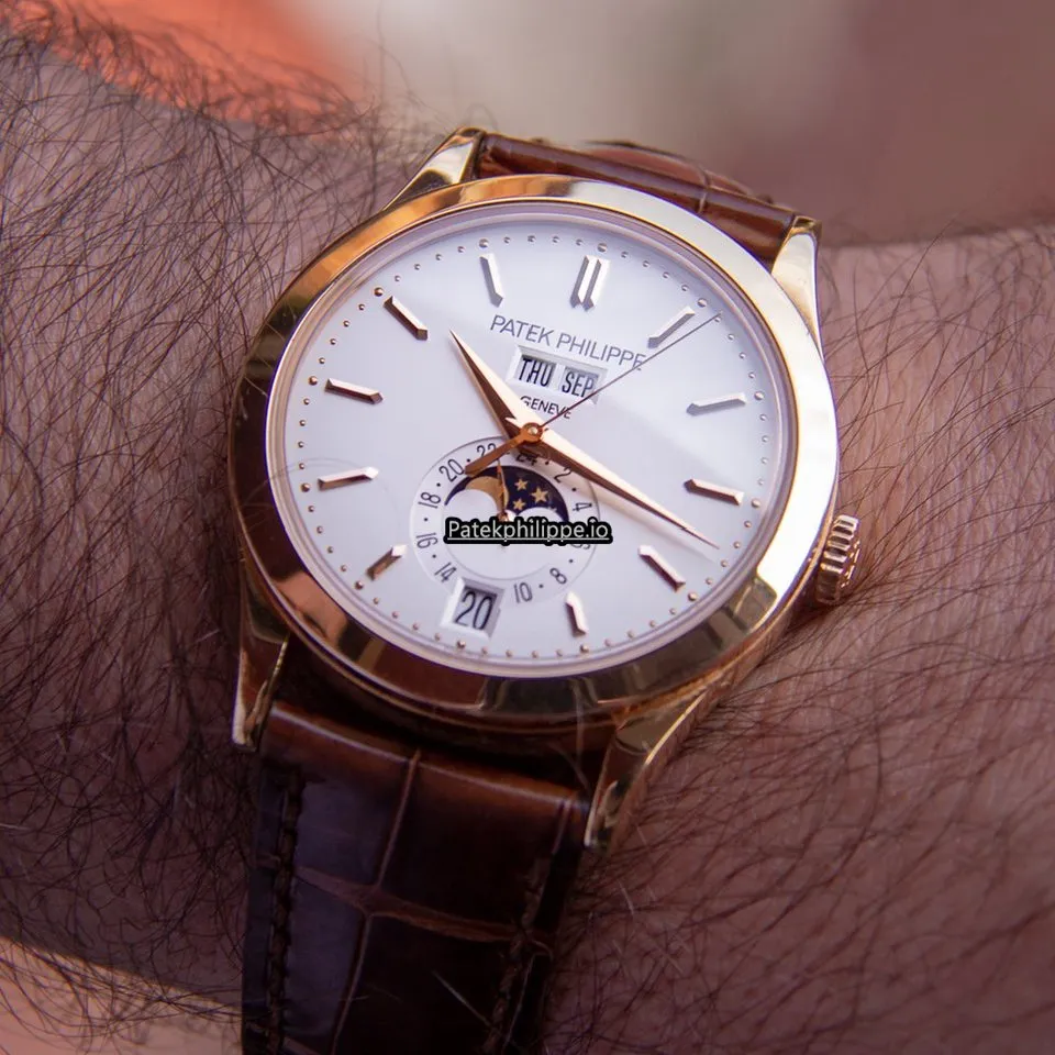 Alternative view of Patek Philippe Annual Calendar 5396r-011 38MM Rose Gold Case Automatic