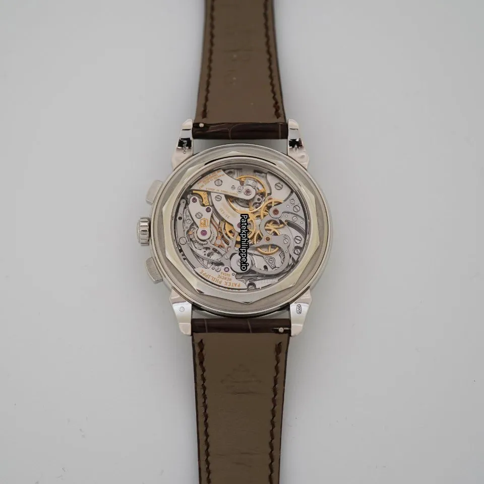 Alternative view of Patek Philippe Perpetual Calendar 5270p-001 41MM Platinum Case Manual Winding