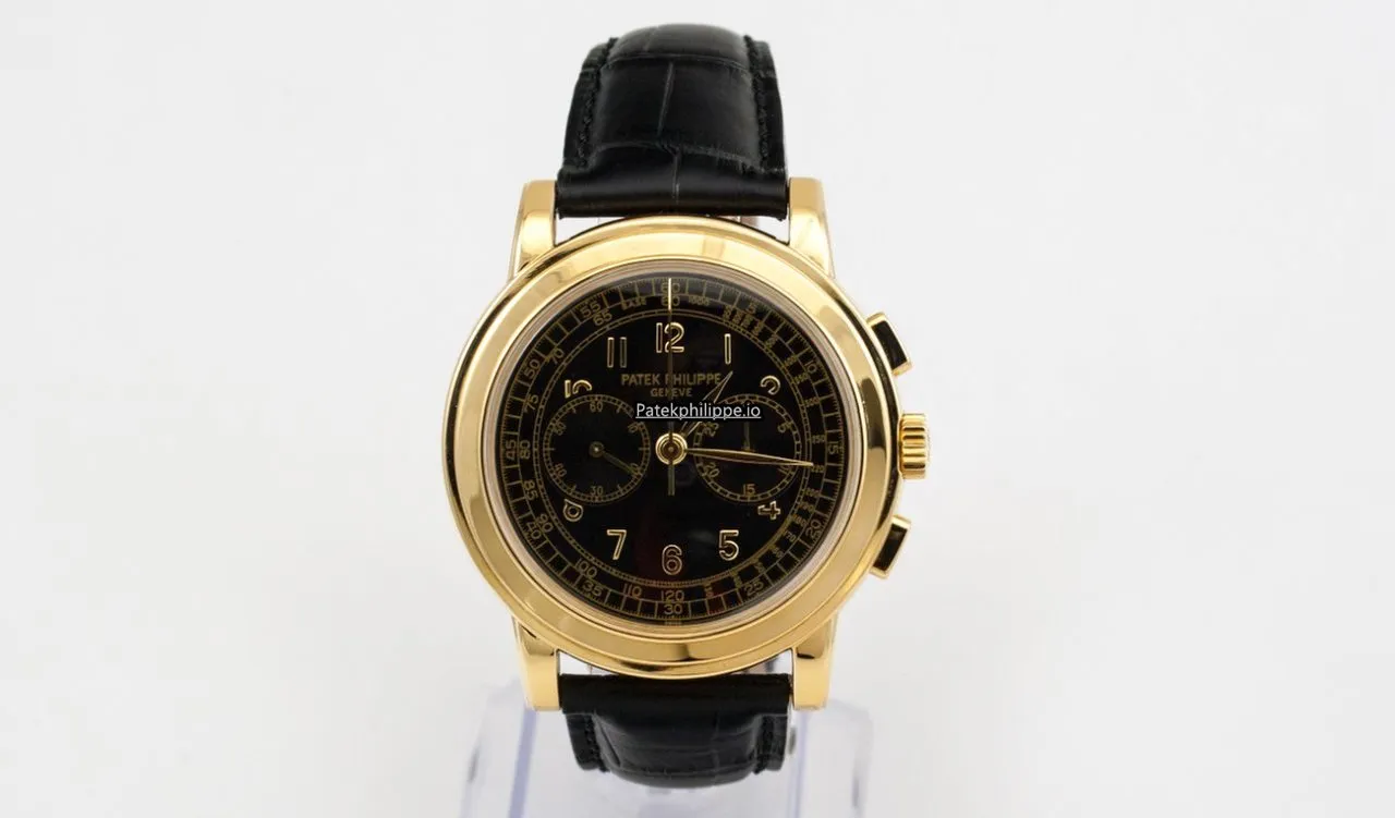 Patek Philippe Chronograph 5070j-001 41MM Yellow Gold Case Manual Winding