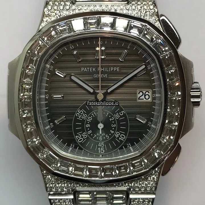 Patek Philippe Nautilus 5980/1400g-010 40MM White Gold Case Automatic