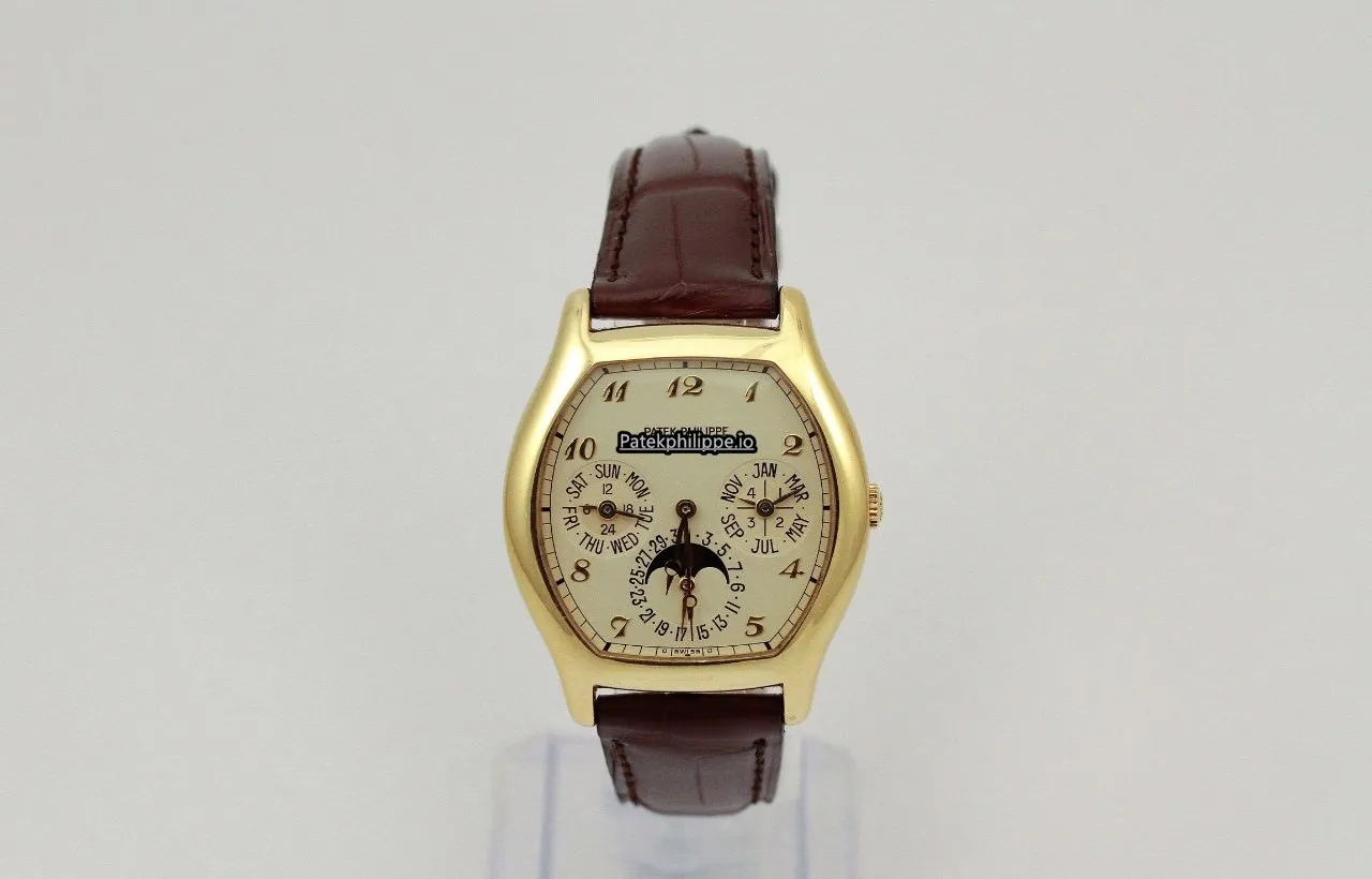 Patek Philippe Perpetual Calendar 5040j 35MM Yellow Gold Case Automatic