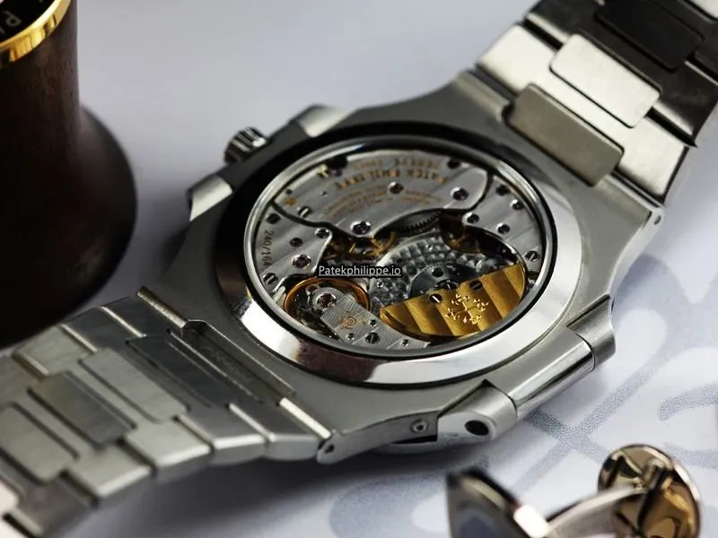 Alternative view of Patek Philippe Nautilus 3712/1a-001 42MM Steel Case Automatic