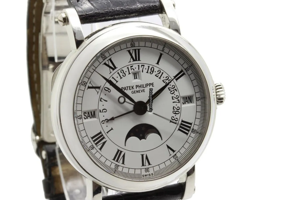 Alternative view of Patek Philippe Perpetual Calendar 5059p-011 Platinum Case Automatic
