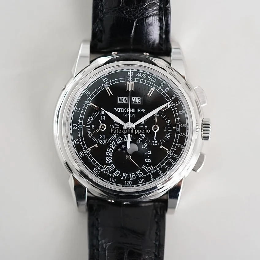 Alternative view of Patek Philippe Perpetual Calendar 5970p-001 40MM Platinum Case Manual Winding