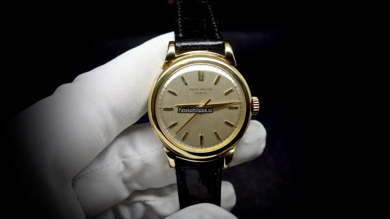 Alternative view of Patek Philippe Calatrava 1491 35MM Yellow Gold Case Manual Winding