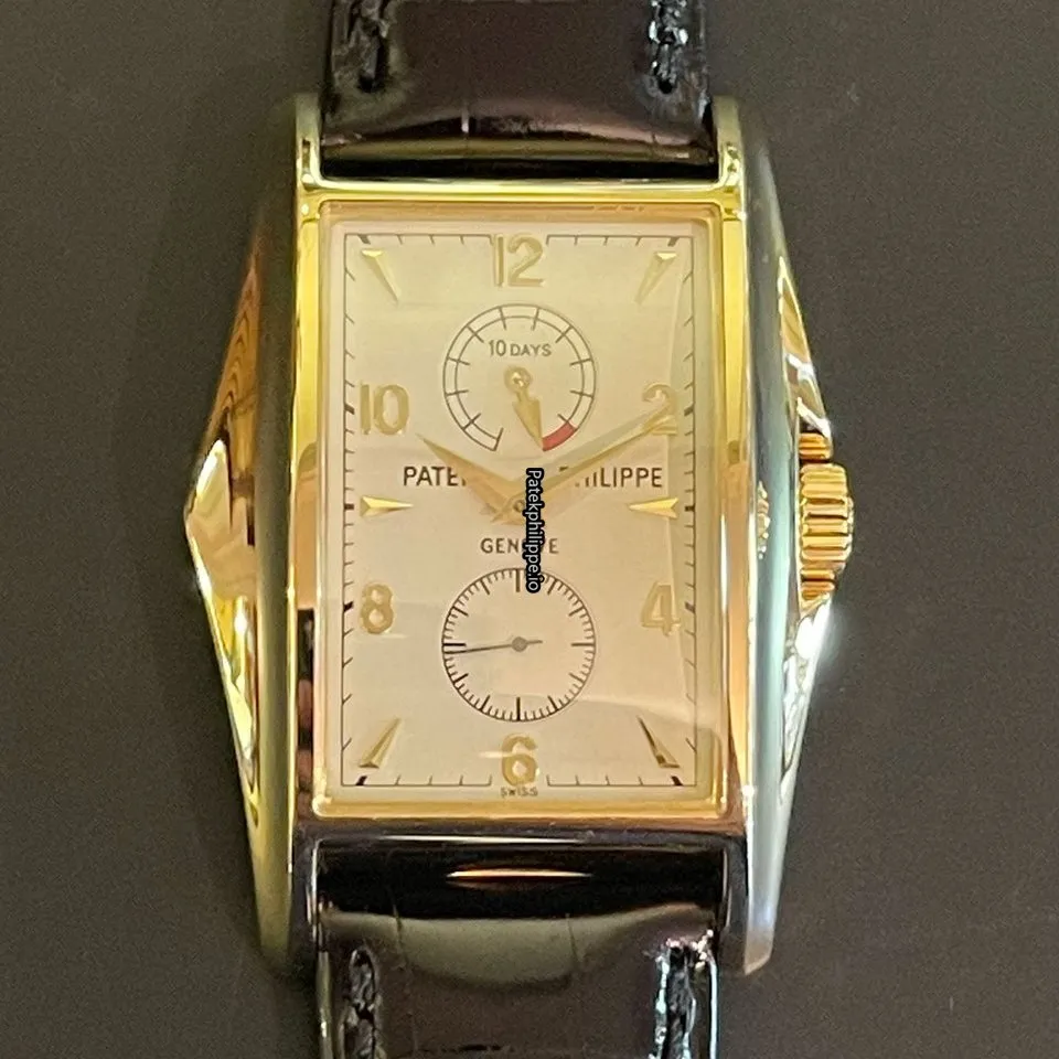 Patek Philippe Gondolo 5100j-001 Yellow Gold Case Manual Winding