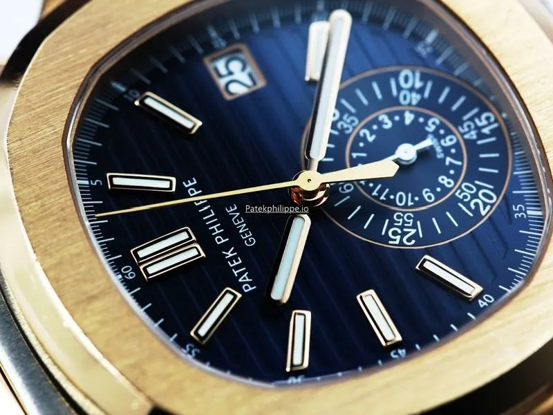 Alternative view of Patek Philippe Nautilus 5980 1ar-001 41MM Gold/steel Case Automatic