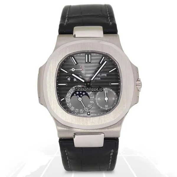 Alternative view of Patek Philippe Nautilus 5712g-001 40MM White Gold Case Automatic