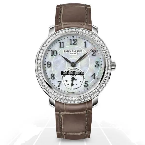 Patek Philippe Complications 4968g-010 33MM White Gold Case Manual Winding