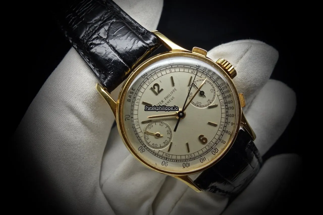 Patek Philippe Chronograph 130 33MM Yellow Gold Case Manual Winding