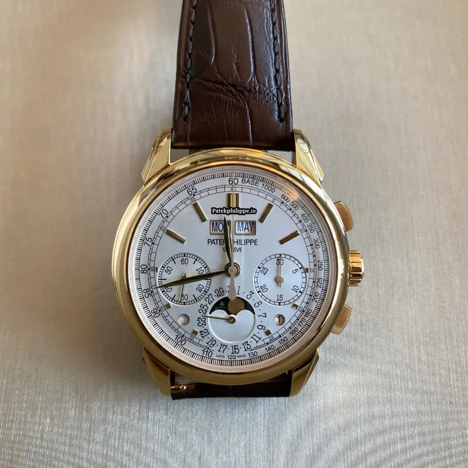Alternative view of Patek Philippe Perpetual Calendar 5270j-001 41MM Yellow Gold Case Manual Winding