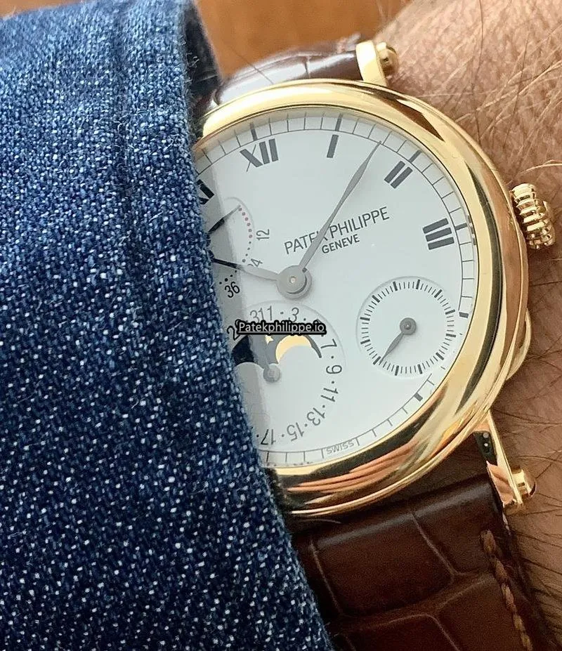 Alternative view of Patek Philippe Complications 5054j 36MM Yellow Gold Case Automatic