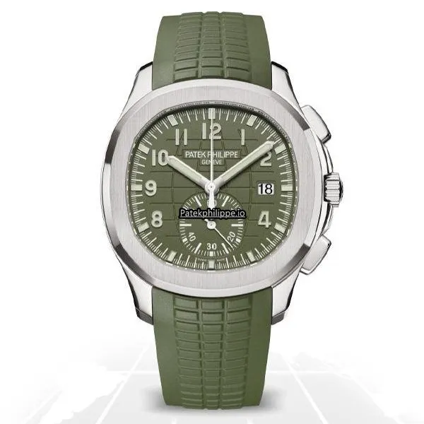 Patek Philippe Aquanaut 5968g-010 42MM White Gold Case Automatic