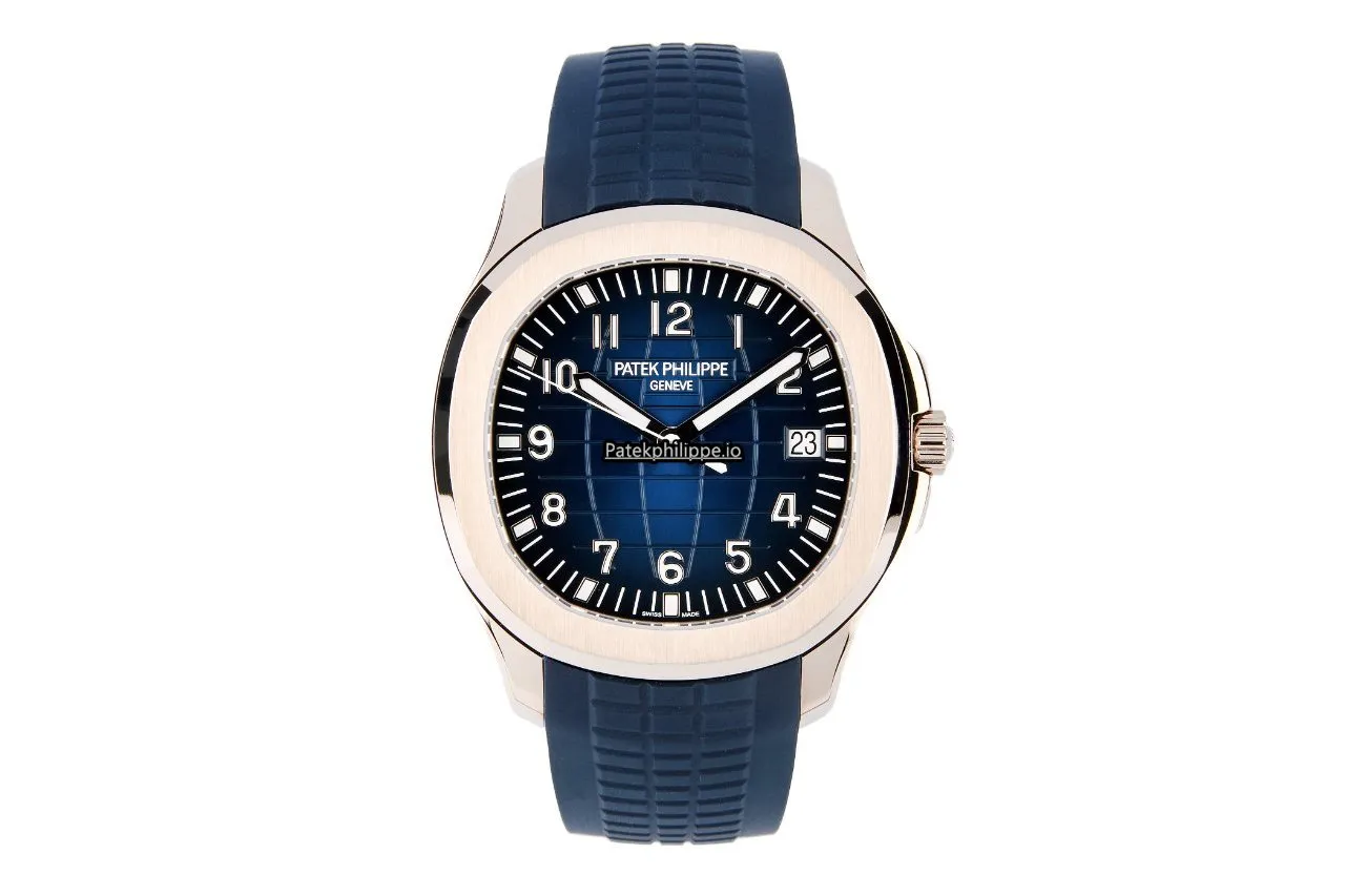 Alternative view of Patek Philippe Aquanaut 5168g-001 42.2MM White Gold Case Automatic