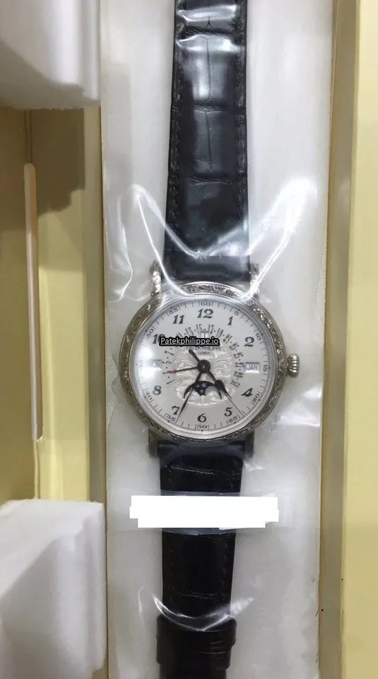 Patek Philippe Perpetual Calendar 5160/500g-001 38MM White Gold Case Automatic