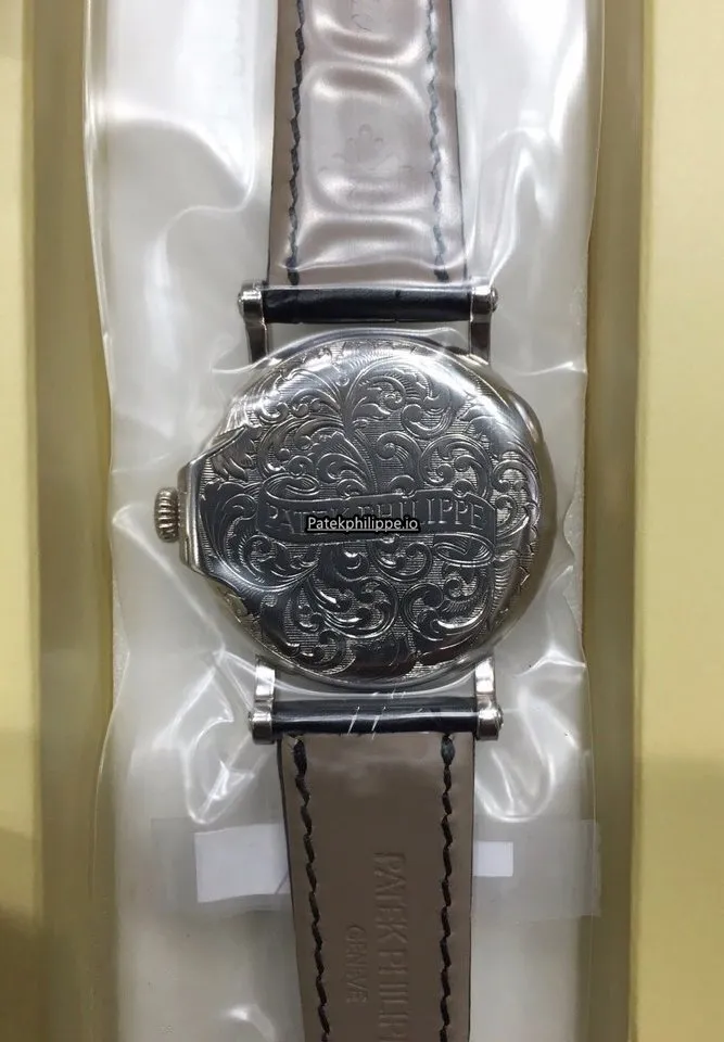 Alternative view of Patek Philippe Perpetual Calendar 5160/500g-001 38MM White Gold Case Automatic