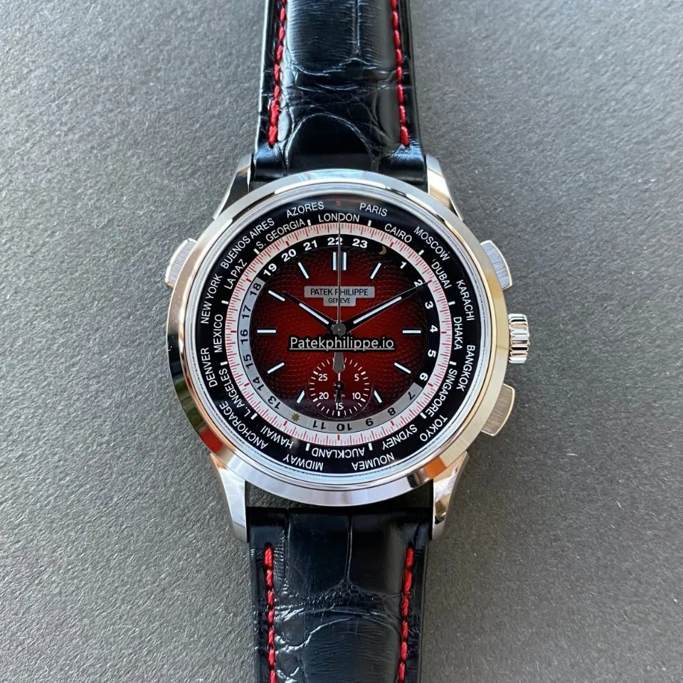 Patek Philippe Complications Chronograph 5930g-011 39.5MM White Gold Case Automatic Movement